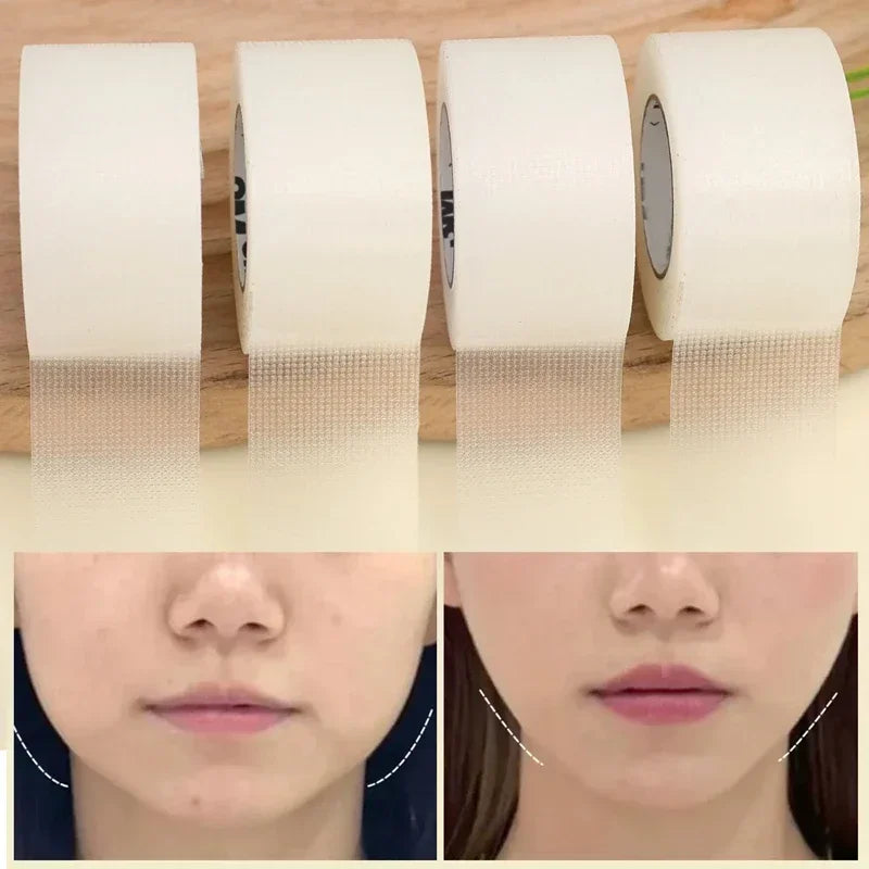 8M/Roll PE Facial Tape Breathable Lift Wrinkles Cosplay Makeup Tape Beauty Makeup Tool Transparent Makeup Tool