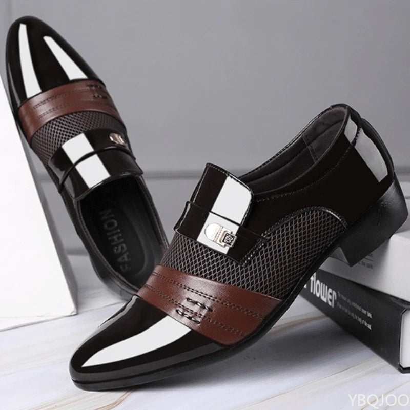 Large Size Fashionable Men's Office Formal Shoes Low Cut Daily Comfortable Pointed Multifunctional Men's Wedding Men's Shoes