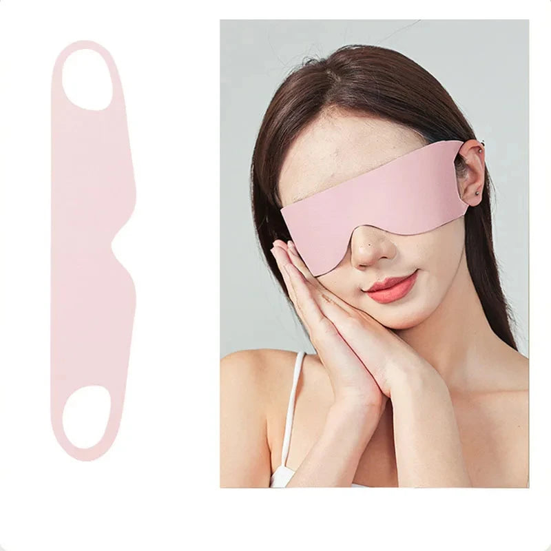 Comfortable Sleep Blackout Eye Mask Travel Eyepatch Thin Soft Eyeshade Nap Goggles Soild Color Washable Eye Protection Blindfold