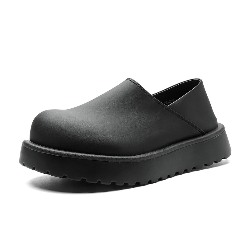 DIMANYU Men's Loafers Slip On Thick Platform Casual Shoes Men Non-slip Comfortable Moccasins Streetwear Footwear Men