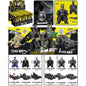 BLOKEES WHEELS Batman E02 Batmobile Casey Putsch 1:64 Toy 1997 Car DC Arkham Justice League Dark Knight Assembly Action Figure