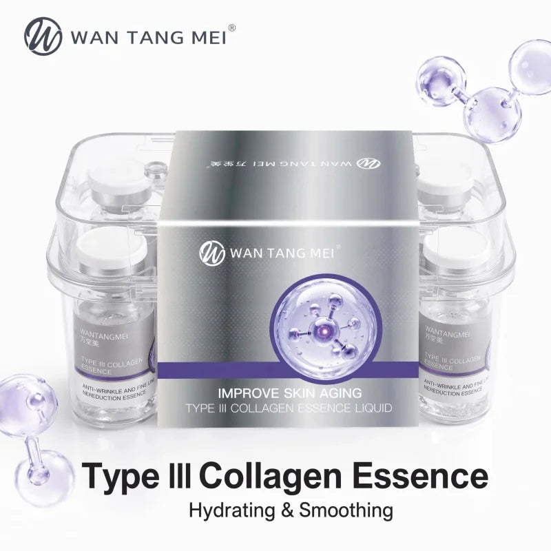 Wantangmei Copper Peptide Serum Anti-Aging Essence Deep Hydration Firming Wrinkle Repair Beauty Booster Collagen Peptide Powder