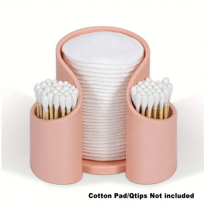 1pc Cotton Pad Storage Travel Desktop Dispenser Case Safe And Tasteless Vanity Makeup Organizer For Floss Cotton Pads And Cups