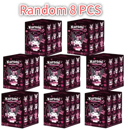 Sanrio Kuromi Sparkling Idol Series Cartoon Blind Box Toy Creative Personalized Desktop Ornaments Statue Model Surprise Gift Box