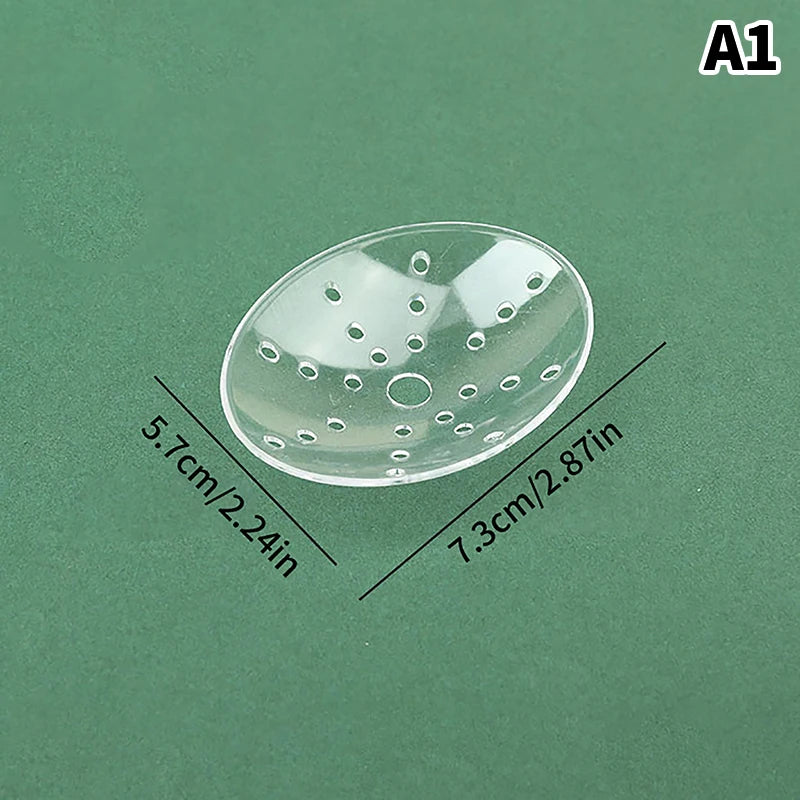 1Pcs Plastic Clear Plastic Eye Shield With 9 Holes Needed After Surgery Eye Care