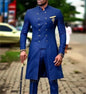 Classic Men's Suit Slim Fit Wedding Suits For Men Groom Tuxedo African Wedding Double Breasted Best Man Blazer