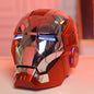 New AutoKing 1/1 Mk5 Iron Man Helmet Cosplay Voice Control Eyes with Light Model Toys for Adult Electric Wearable Christmas Gift