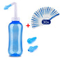 300ML Nasal Washing Bottle 2.7g Nose Wash Salt Nasal Irrigator Nose Aspirator Nasal Sinusite Allergic Rhinitis for Adult Kids