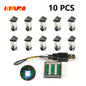 10PCS 0.8mm Pin RGB LED For LEGO Building Blocks USB Lamp DIY Street Light City Electric Decorate 1X1 Brick Compatible All Brand