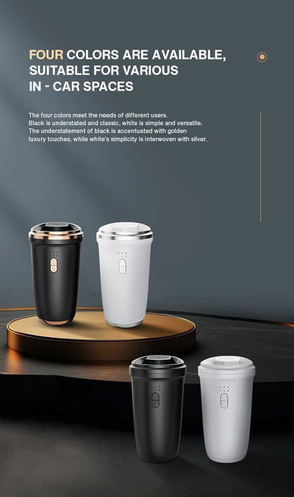 Namste 50m³ Car Air Freshener Perfume Aroma Diffuser No Water Essential Oils Aluminum Alloy Material Button Type-c Charge