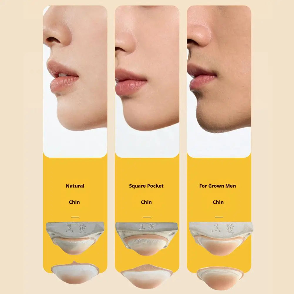Realistic Silicone Prosthetic Nose & Chin Reusable Hypoallergenic Special Effects Makeup for Cosplay Photography