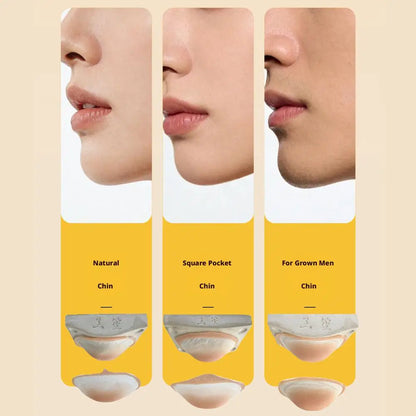 Realistic Silicone Prosthetic Nose & Chin Reusable Hypoallergenic Special Effects Makeup for Cosplay Photography