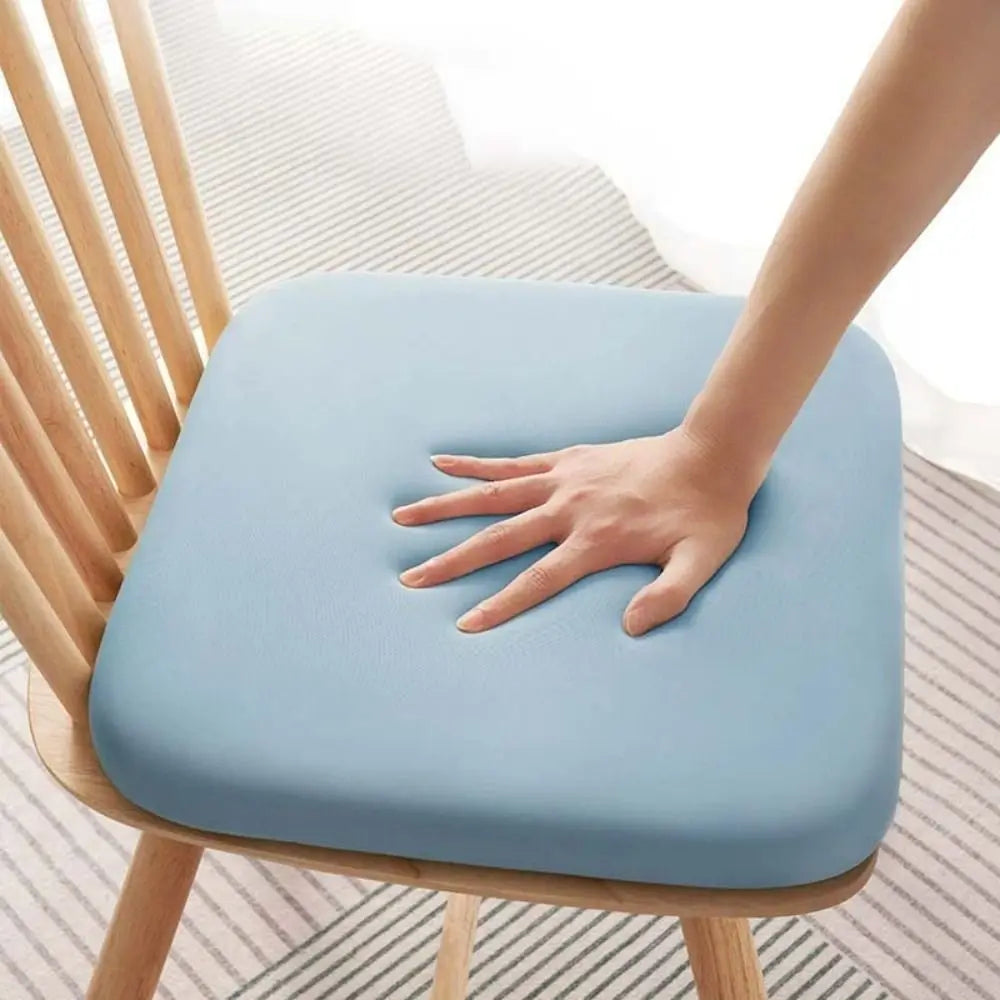 Anti-Slip 4cmThick Seat Cushion Ultra Soft Breathable Car Seat Pad Rebound Memory Foam Office Chair Pad Home Textile