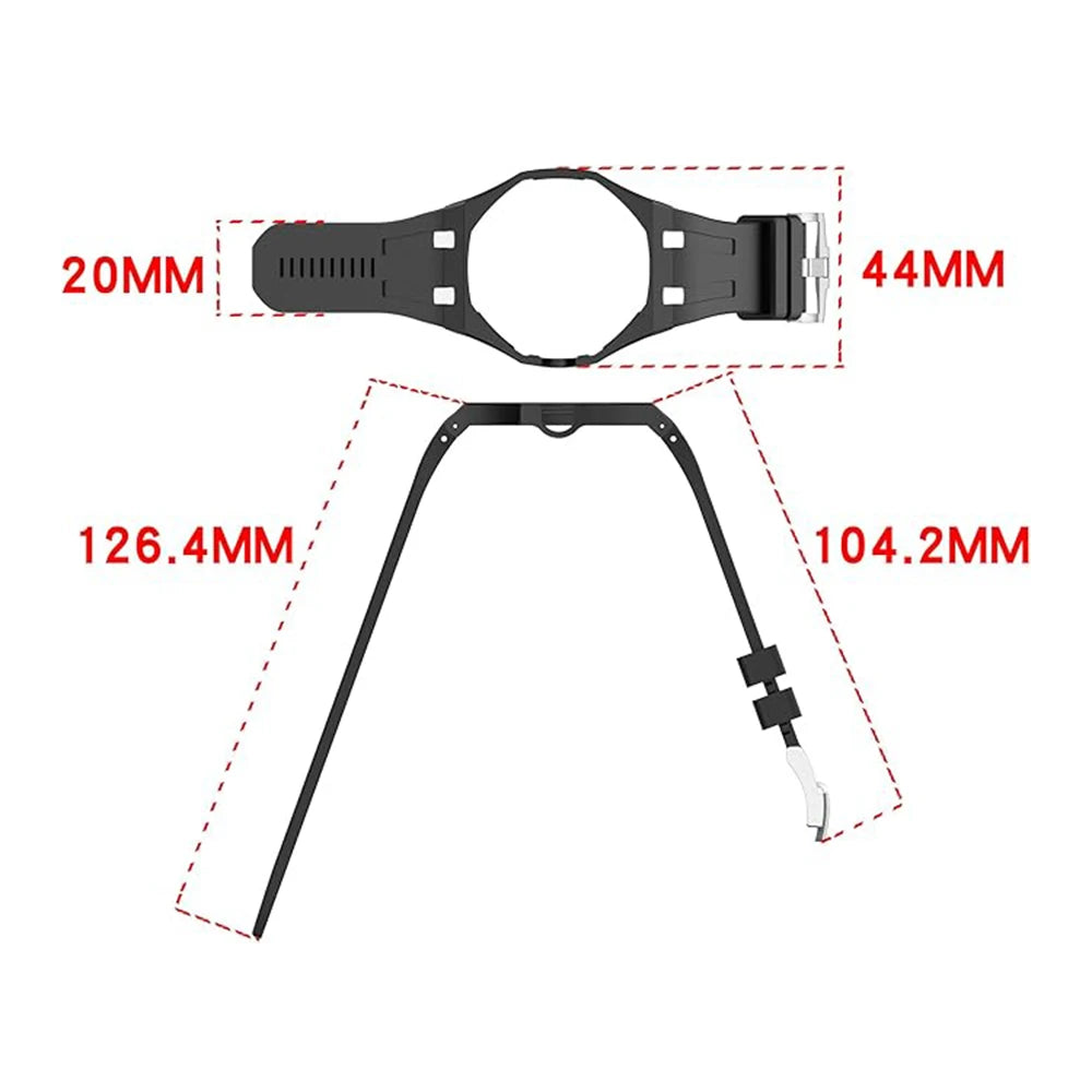 PC Case+Silicone Strap for Swatch X AP Royal Pop Pocket Watch Changer To Wristwatch Integrated Modification Accessories