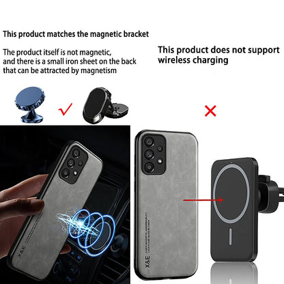 Funda For Oppo Reno 13 Pro 13F 4G 5G Case Car Magnetic Holder Leather Phone Case for Reno13 13pro 5G Soft Frame Shockproof Cover