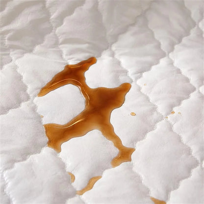 Northern Europe Double-deck Pillowcase Waterproof Anti-Mite Anti-Bacterial Quilted Cotton Pillow Case Bedroom Home Decoration