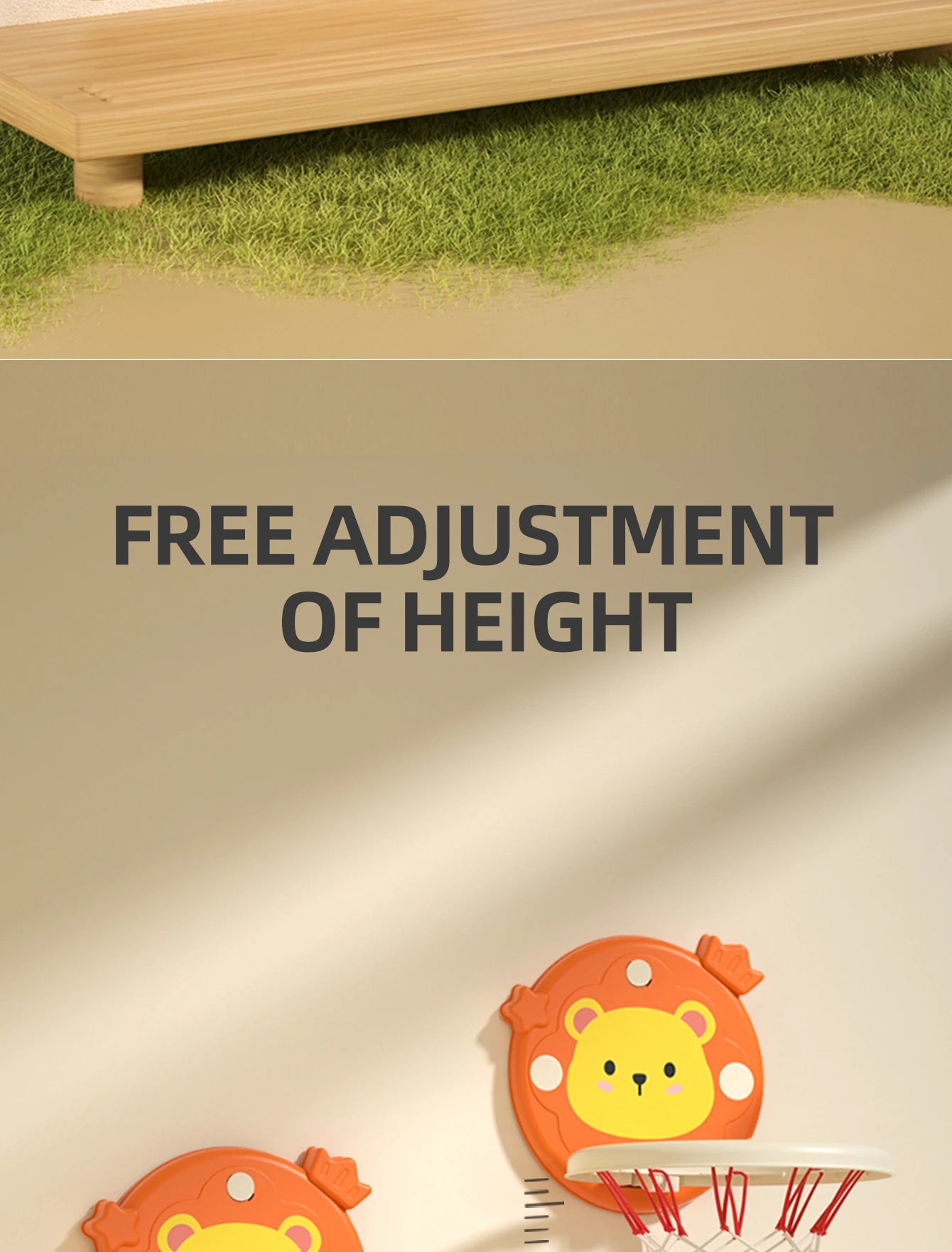 Children's basketball hoop, indoor shooting, hanging, foldable, parent-child interactive ball