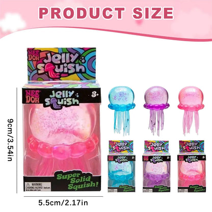 Squishies Nee Doh Meduza Zabawka do ściskania, Zabawka sensoryczna wodna Miękka galaretka do ściskania, antystresowa zabawka fidget