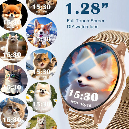 Smart Watch HD Touch Screen Heart Rate Sleep BP Health Monitoring For Android&IOS Phone BT Call Sport Smartwatch For Men Women