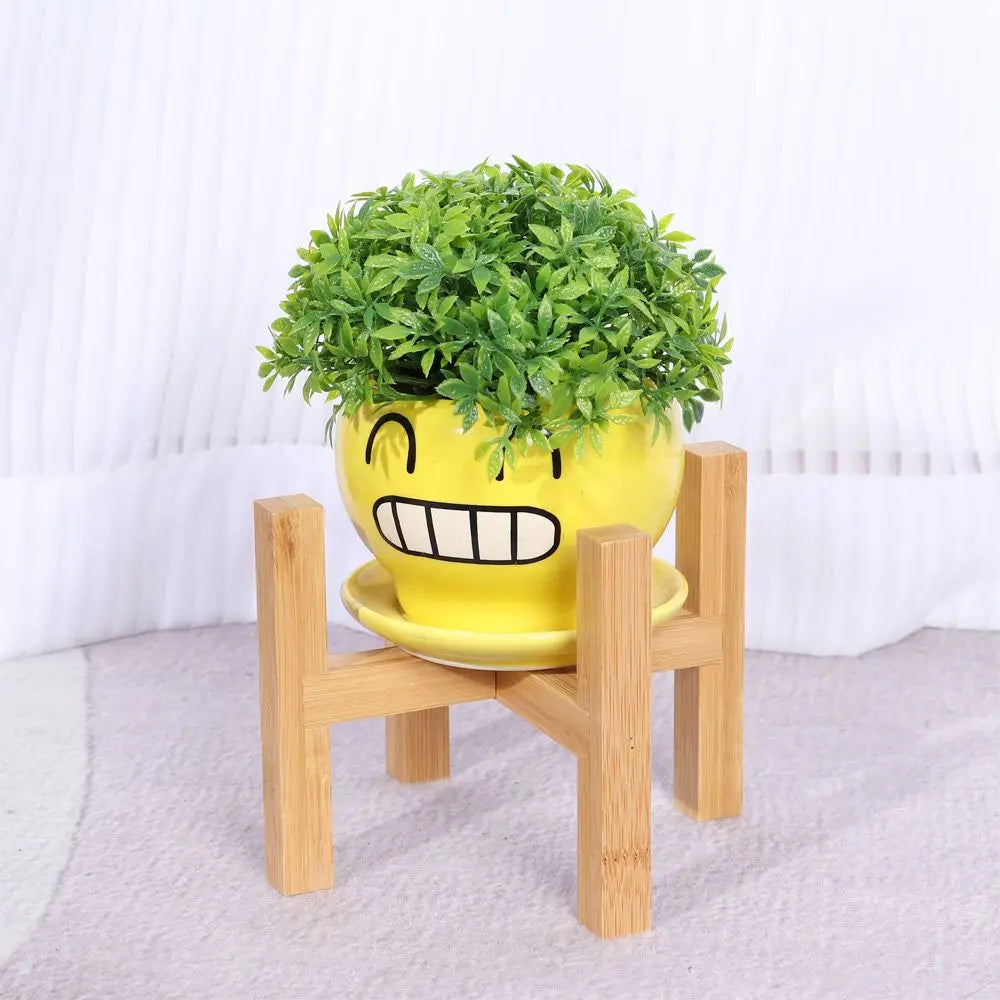 Floor-Standing Bonsai Display Stand Wood Flowerpot Holder Flower Pot Base Indoor Outdoor Home Decoration Tray Garden Supplies