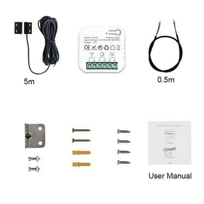 Smart Life ZigBee Motorized Swing Gate Sliding Gate Controller Dry Contact 110V 240V Voice Control Work with Tuya Google Home