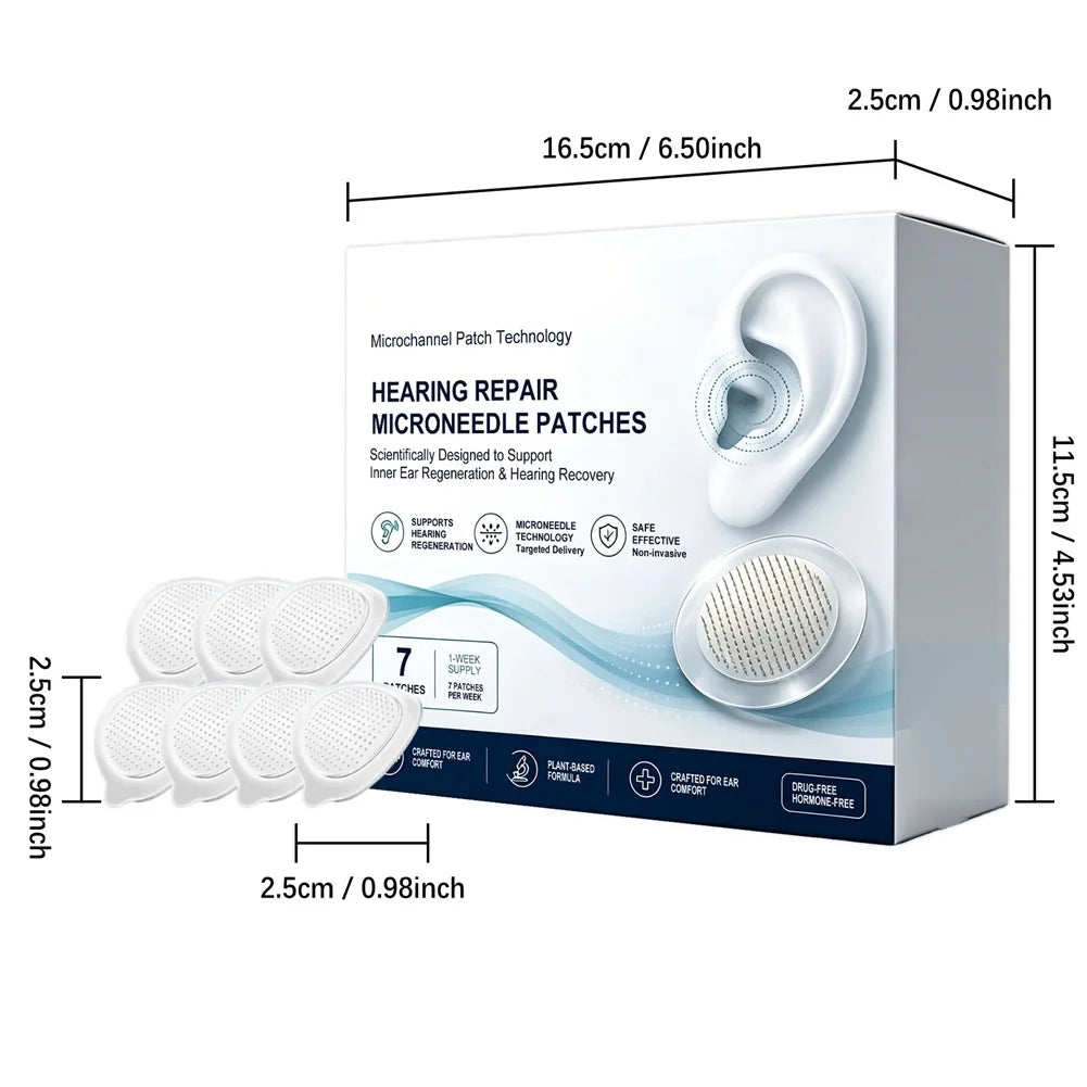 Tinnitus Relief Ear Patch Natural Herbal Formulas For Safe Ear Relief Reduces Ringing And Discomfort For Daily Ear Care Routine