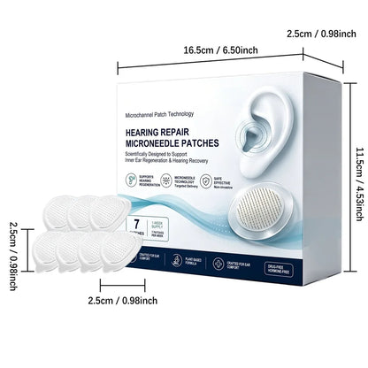 Tinnitus Relief Ear Patch Natural Herbal Formulas For Safe Ear Relief Reduces Ringing And Discomfort For Daily Ear Care Routine