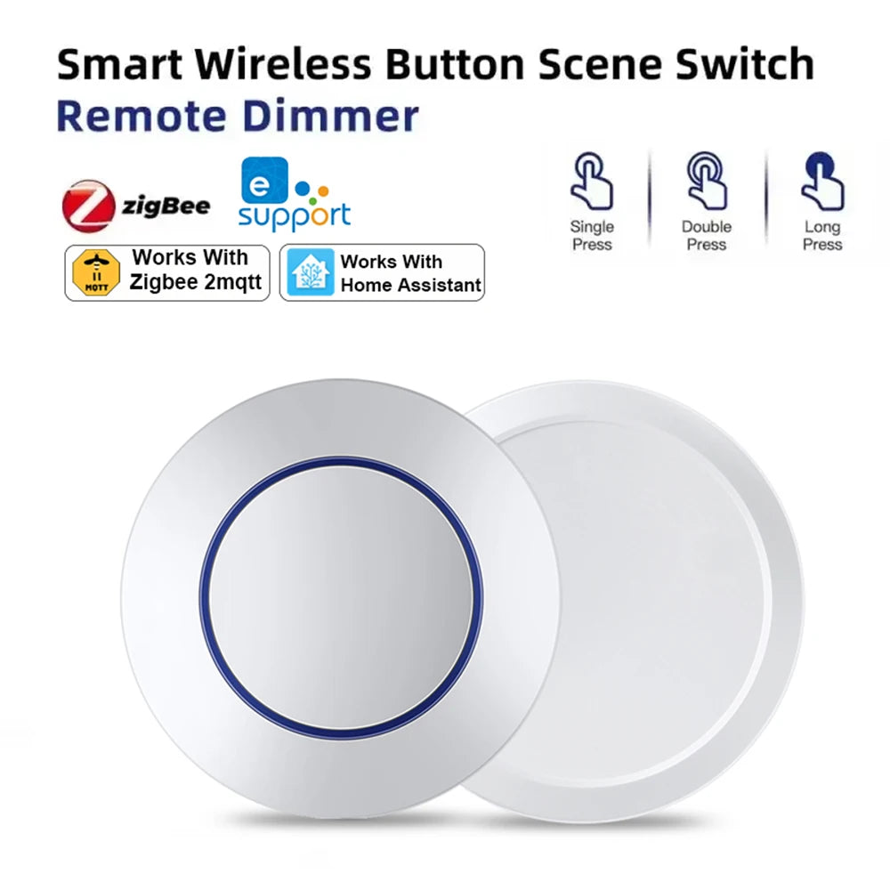 Ewelink Zigbee Switch Push Scene Button Switch Wireless Remote On Off Key Controller Scenario Switch Support Home Assistant