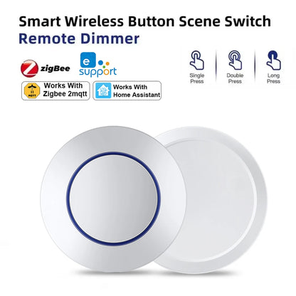 Ewelink Zigbee Switch Push Scene Button Switch Wireless Remote On Off Key Controller Scenario Switch Support Home Assistant