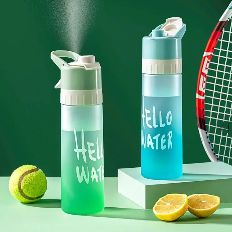 Large Capacity Spray Fog Water Bottle with Spray Mist Lightweight Portable Water Cooler Cool Down System Outdoor Activities