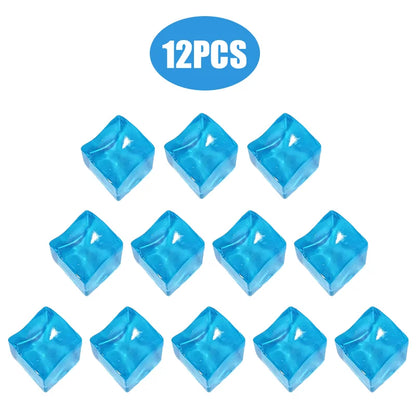 3/4.5/5.5CM Ice Cube Squishy Toy Stress Relieving Soft Touch Slow Rebound Stretch Squeeze Snowflake Ice Cube Xmas Gift for Adult