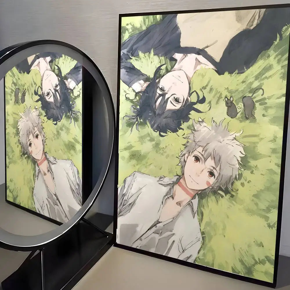 Anime No. 6 Poster Self-adhesive stickers are suitable for any wall surface waterproof moisture-proof