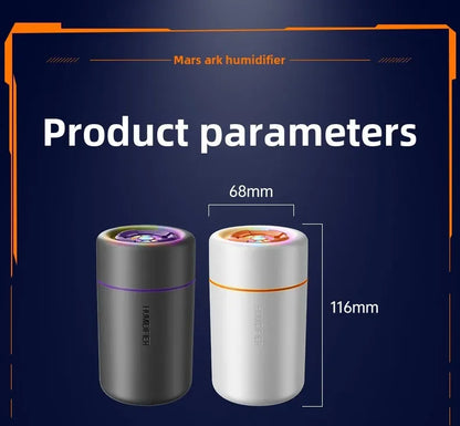 Mini Air Humidifier USB Electric Aroma Essential Oil Diffuser Purifier Aromatherapy Mist Maker Color Lights For Car Home Bedroom