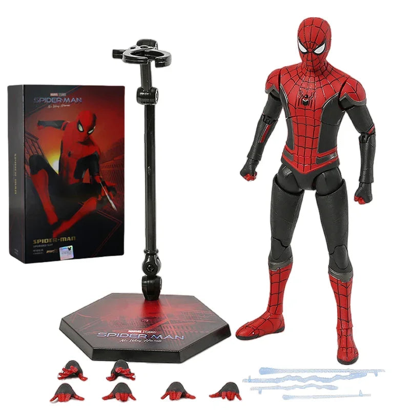 ZD Toy Iron Spider Man Advanced suit legends No Way Home Peter Parker Gold Black Red Model Action Figure Adult Collectible Toy