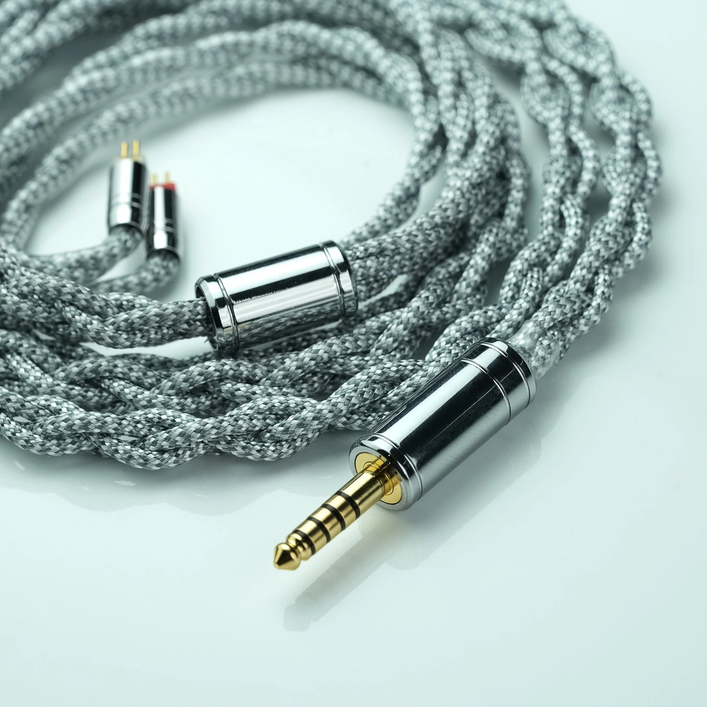 Trusted Audio 6N OCC Upgrade Cable, 0.32Ω Low Resistance Nylon Braided, for Enhanced Mid-Bass, Recessed 2pin/0.78 2pin/MMCX