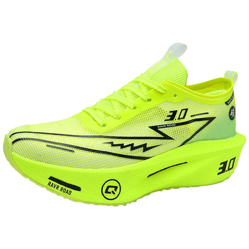 Couple Breathable Mesh Carbon Board Shoes, Student Sports Exam Shoes, Chunta Ultra Light Rebound Marathon Running Shoes
