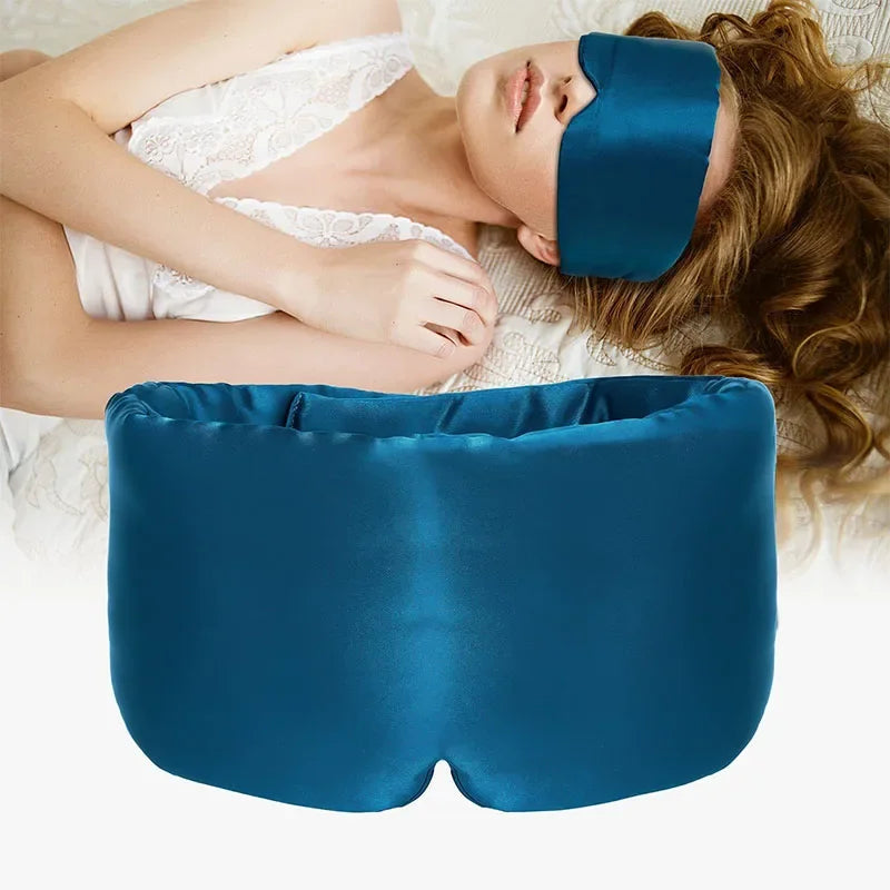 New Silk Sleep Night Mask Eye Mask Sleeping Blindfold for The Night Sleep Band Eyes Cover
