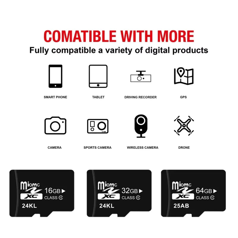 Categories High-speed Memory card 4GB 8GB 16GB 32GB 64GB 128GB sd card Mini TF card is used to monitor the drone tachograph