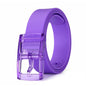 High-quality Color Candy Color Silicone Belt Fashionable And Trendy Universal Belt For Men And Women With Jeans Belt Accessories