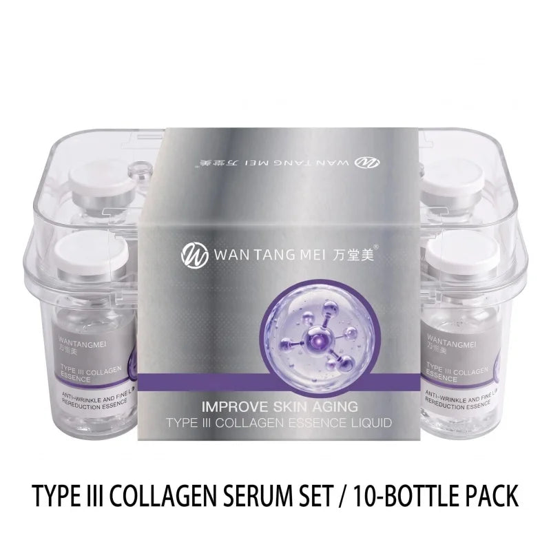 Wantangmei Copper Peptide Serum Anti-Aging Essence Deep Hydration Firming Wrinkle Repair Beauty Booster Collagen Peptide Powder