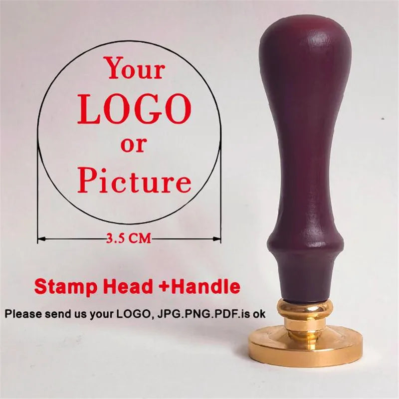 Custom Stamps Wedding Initials Stamp Wax Seals Stamps Customize Your Own Logo Gift Stamps Replaceable Handles Invitation Stamps