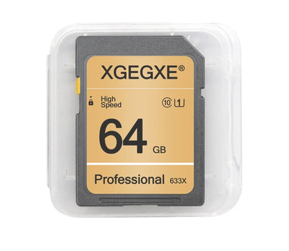 XGEGXE SD Card 32GB Class 10 High Speed 633x Video Card 4GB 8GB 16GB UHS-1 Professinonal Flash Memory Card for Camera Laptop