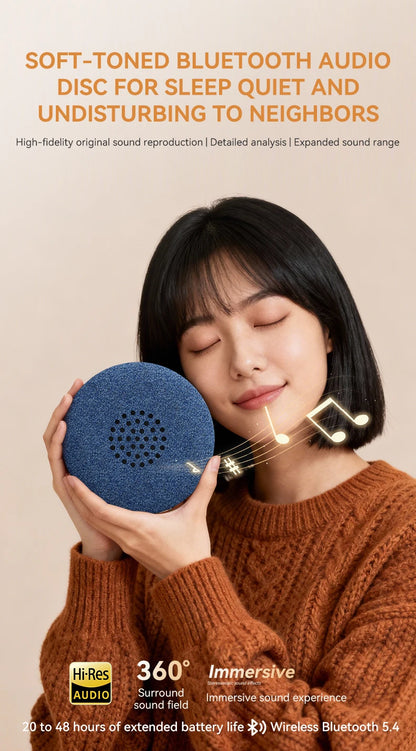 Mini Sleeping Bluetooth 5.3 Speaker Under Pillow Sound Machine With White Noise HiFi Stereo Audio Soundbar MP3 Music Player New