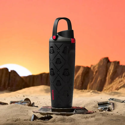 Owala Star Wars FreeSip Sway  Leak Proof Stainless Steel Water Bottle with Two-Way Spout, Built-In Straw and Bucket Handle, 30oz