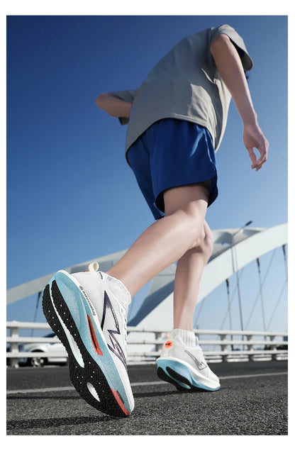 Marathon Men Sports Running Shoes Carbon Board Air Cushion Breathable Lightweight Woman Comfortable Athletic Basketball Sneakers