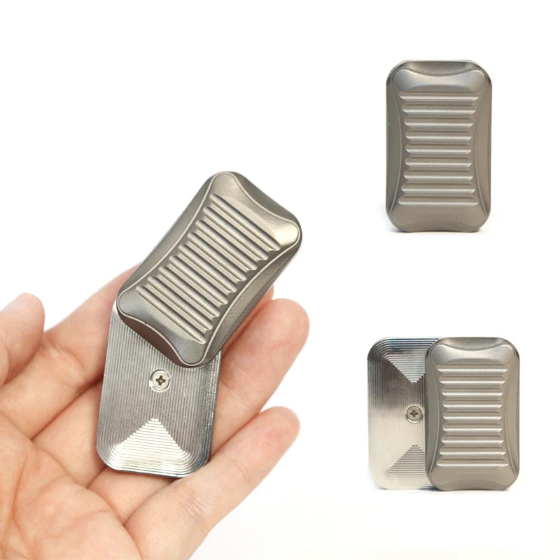Titanium Alloy Soap Unlimited EDC Card Pusher Stress Relief Toy ADHD Anxiety Stress Toys Fidget Slider For Adult Gift
