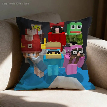 Cute O-Omz C-Crew Pillow Case Print Polyester Fiber 40X40 cm Home Sofa Throw Cushion Cover Decoration