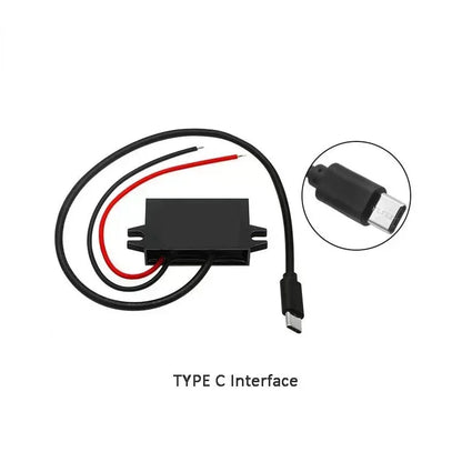 12V 24V 36V 48V Buck 5V 3A Charging Converter DC-DC Step Down Converter for Battery With Multi Types USB Jack Female USB
