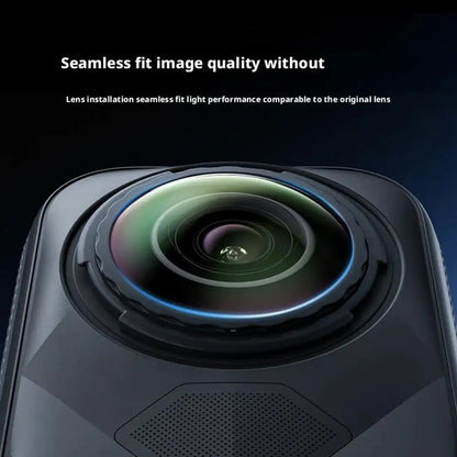 1/2pcs Camera Lens Glass For Insta360 X5 Detachable Lens Kit Replacement Parts For Insta360 X5 Accessories M3x9