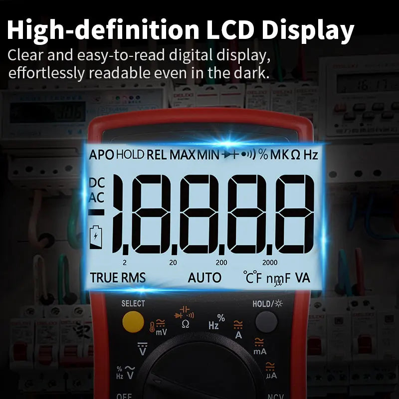 ZT219Digital Multimeter 19999 Counts True Rms Multimeters AC/DC Current Meter Voltimetro Profesional Voltage Tester f